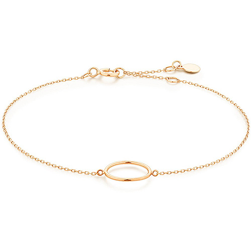 Aurelie Gi IRENE 14k Yellow Gold Open Circle Bracelet