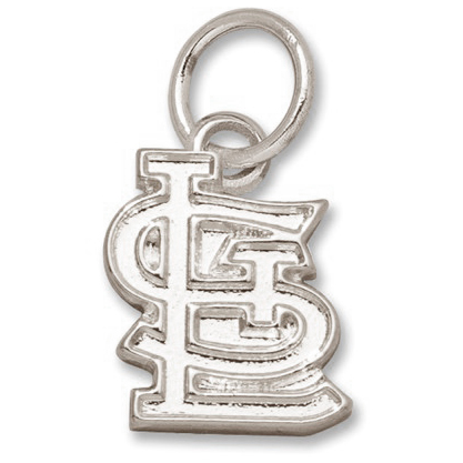 Sterling Silver 3/8in STL St. Louis Cardinals Charm