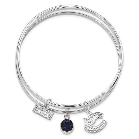 Vancouver Canucks Triple Bangle Bracelet