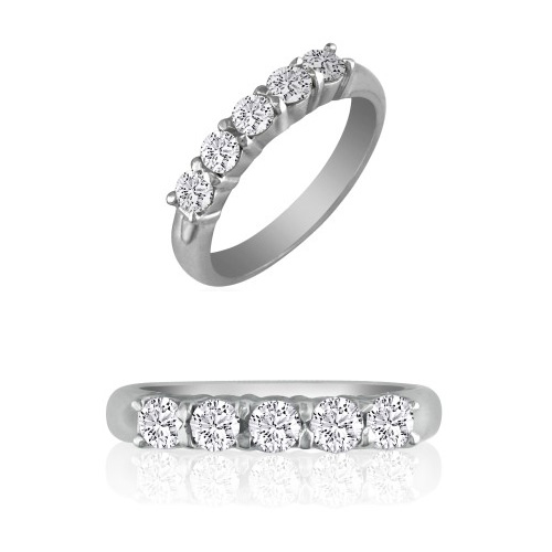 1/4 CT TW Five-Stone Diamond Ring