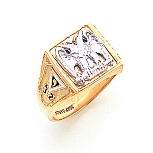 32nd Degree Scottish Rite Consistory Ring - 14k Gold MAS1700SR14K