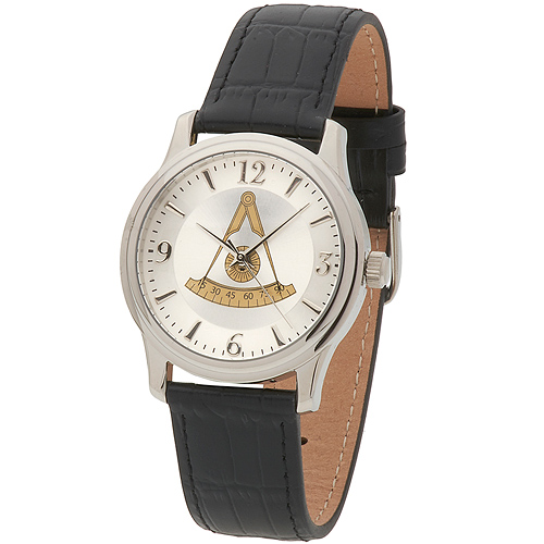 Bulova Scottish Past Master Watch Black Leather Strap