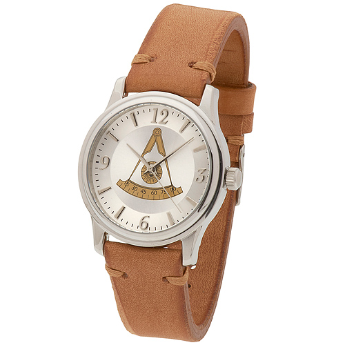 Bulova Scottish Past Master Watch with Vintage Style Leather Strap