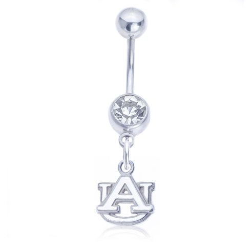 Auburn Tigers Belly Button Ring