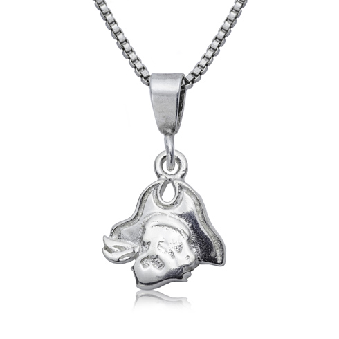 Sterling Silver 16in ECU Charm Necklace