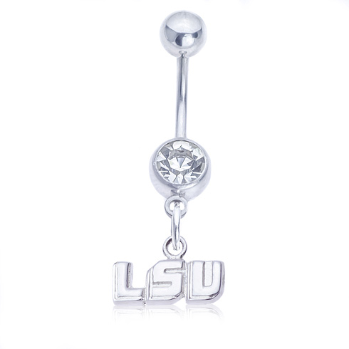 LSU Belly Button Ring