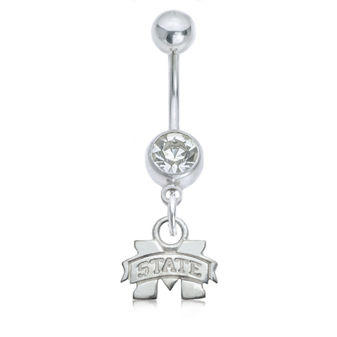Mississippi State University Belly Button Ring