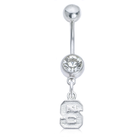 NC State University Belly Button Ring