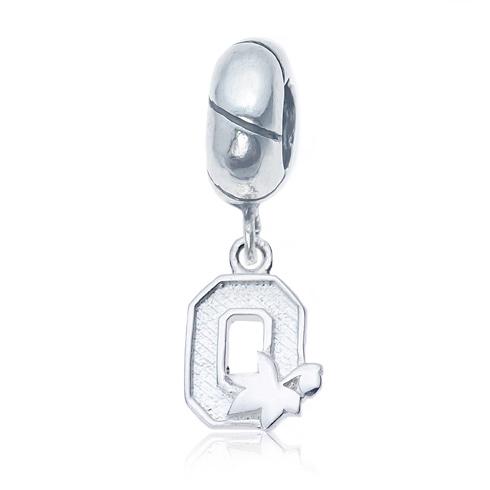 Sterling Silver Ohio State Charm Bead
