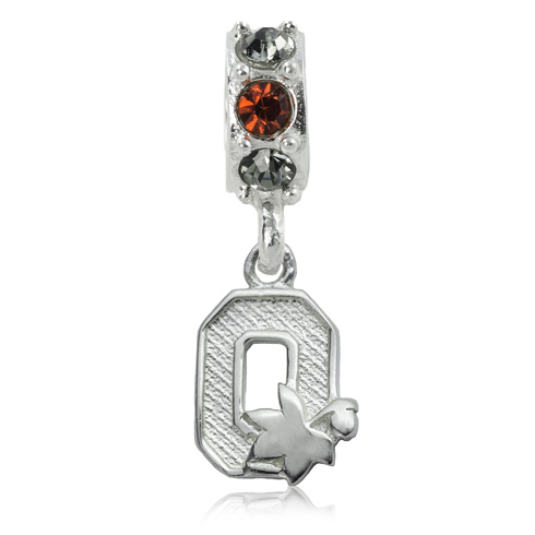 Sterling Silver Spirit Ohio State Charm Bead