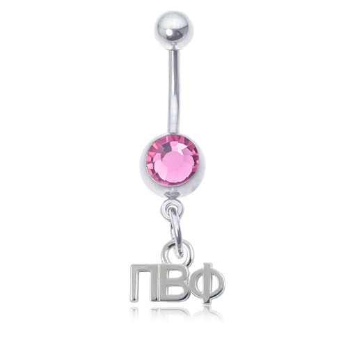 Pi Beta Phi Pink Belly Button Ring