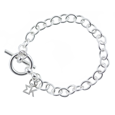 Sterling Silver Sigma Kappa Link Bracelet