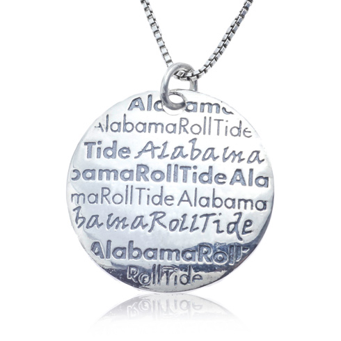 Sterling Silver 16in Infinity Alabama Necklace