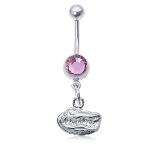 University of Florida Pink Belly Button Ring