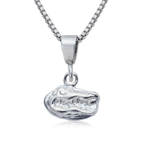 Sterling Silver 16in University of Florida Charm Necklace