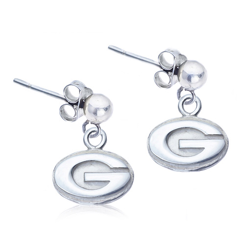 Sterling Silver Post Dangle Georgia Earrings
