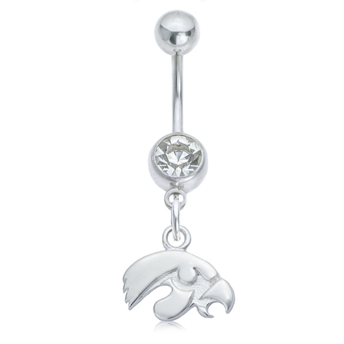 University of Iowa Belly Button Ring