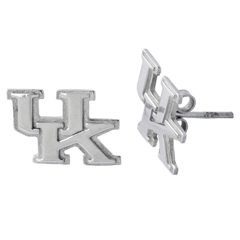 Sterling Silver University of Kentucky Post Earrings