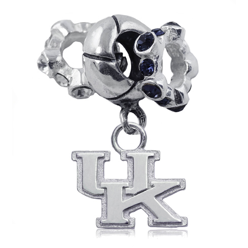 Sterling Silver University of Kentucky Charm Bead Set
