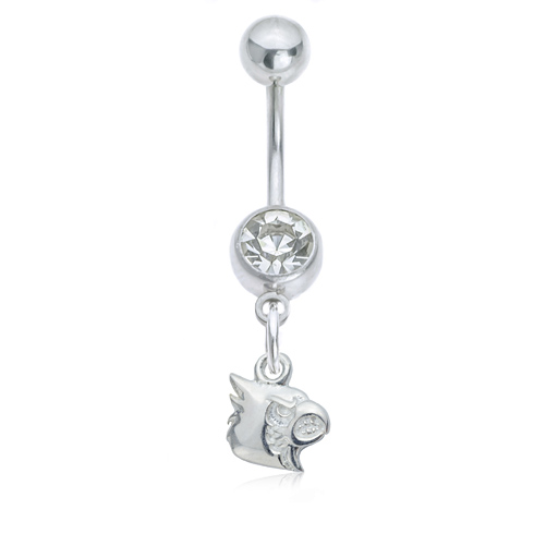 University of Louisville Belly Button Ring