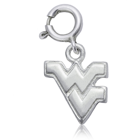 Sterling Silver 3/8in WVU Charm
