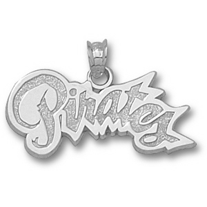 East Carolina Pirates 1/2in Sterling Silver Pendant