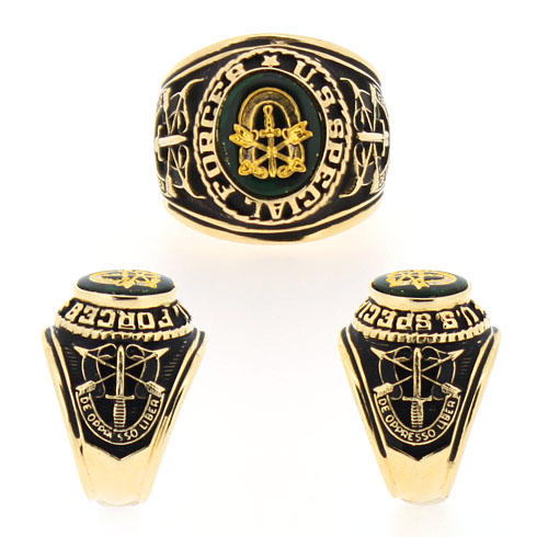 Gold Plated Special Forces Ring