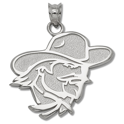Sterling Silver 3/4in Eastern Kentucky Colonel Pendant
