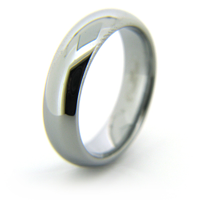 Domed 6mm Tungsten Ring - CLEARANCE SIZE 10.5