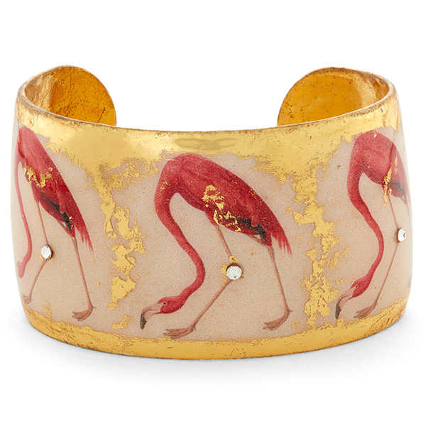 Evocateur Flamingo Cuff Bracelet