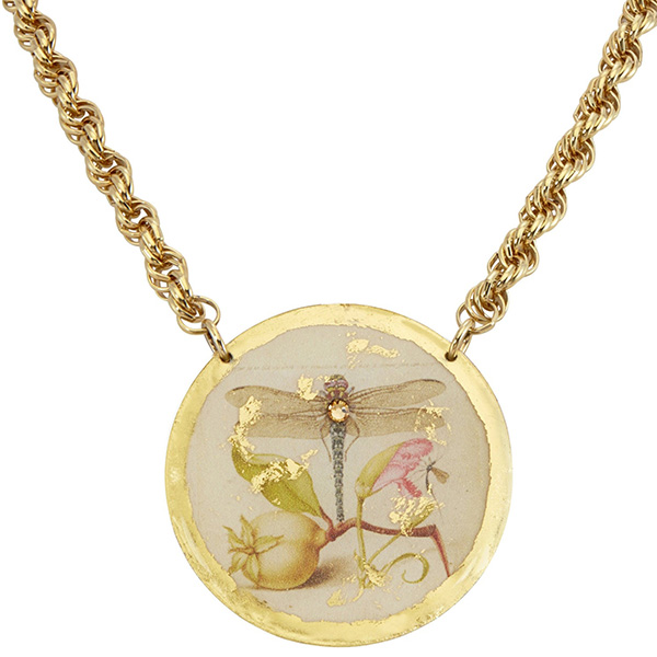 Evocateur Dragonfly Garden Necklace EVGN243 Joy Jewelers