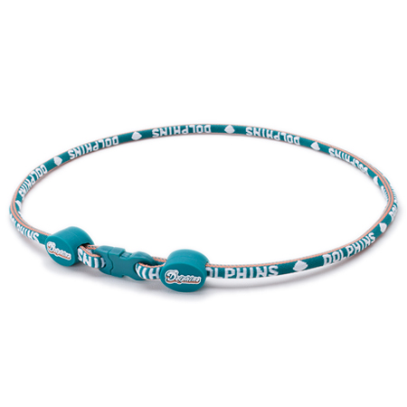 Miami Dolphins Titanium Sport Necklace