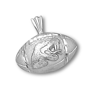 Sterling Silver 1/2in Florida A&M Football Pendant
