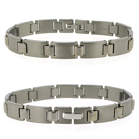 10mm Titanium Bracelet 9 inches long