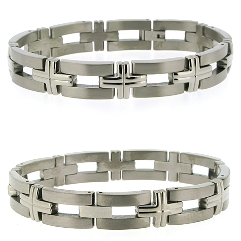 8in Titanium Bracelet 12mm