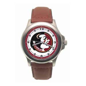 Florida State Seminoles Rookie Leather Watch