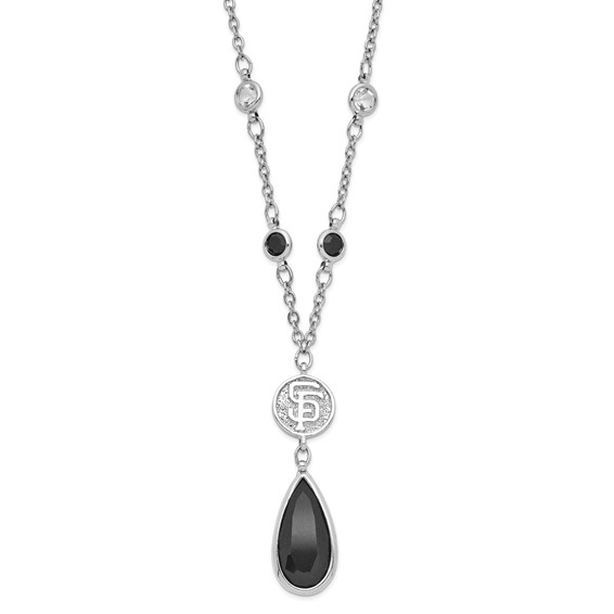 San Francisco Giants Crystal Logo Necklace