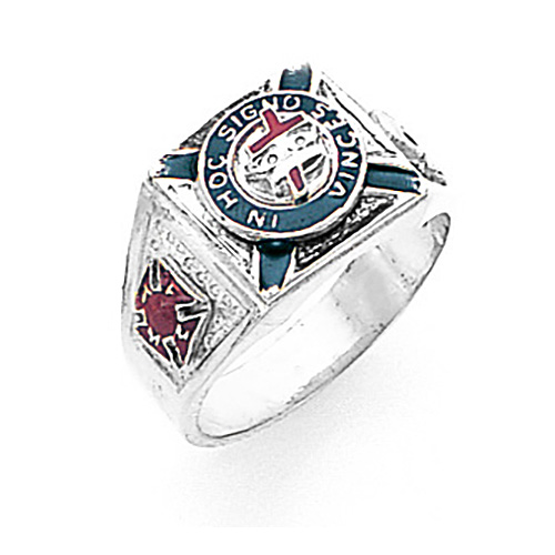 Sterling Silver Knights Templar Ring