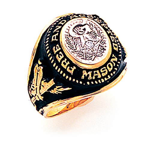 Free and Accepted Mason Ring - 14k Gold
