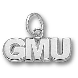 Sterling Silver 3/16in George Mason University GMU Pendant