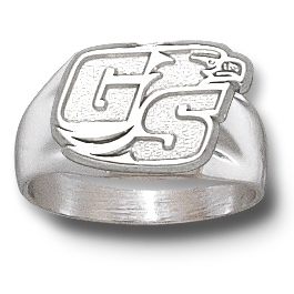Sterling Silver Georgia Southern University Eagle Head Ring
