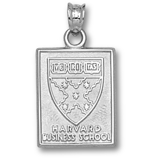 Harvard Business School Pendant 5/8in Sterling Silver