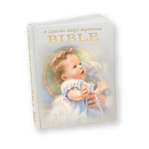 A Catholic Baby's Baptismal Bible