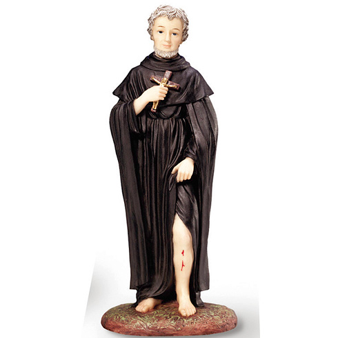 Saint Peregrine 5 1/2in Florentine Collection Statue