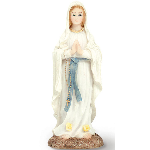 Our Lady of Lourdes 5 1/2in Florentine Collection Statue