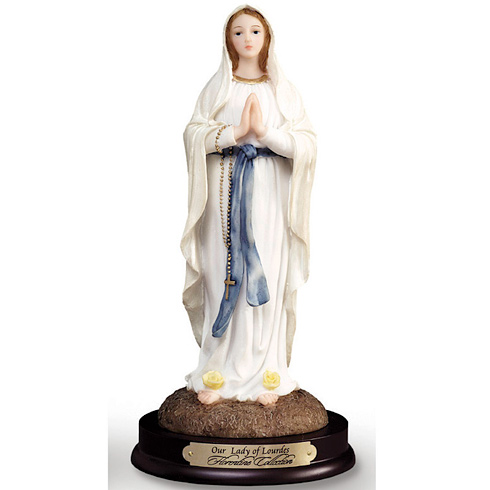 Our Lady of Lourdes 8in Florentine Collection Statue