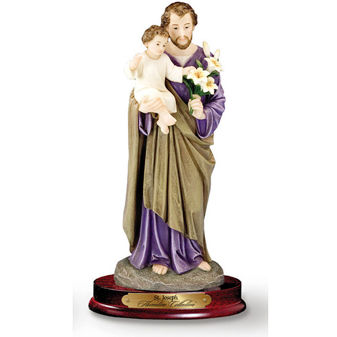 Saint Joseph 12in Florentine Collection Statue