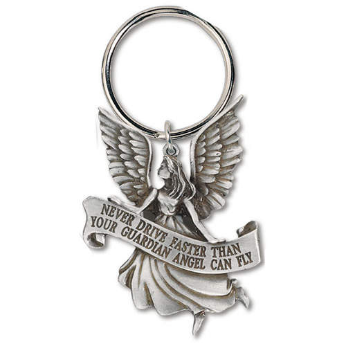 Guardian Angel Driver's Key Ring Two Pack