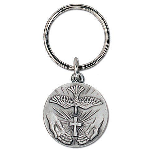 Trinity Pewter Key Ring Two Pack