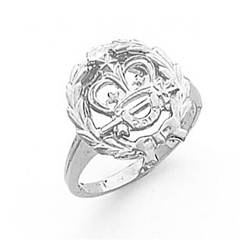 10k White Gold Order of the Amaranth Ring